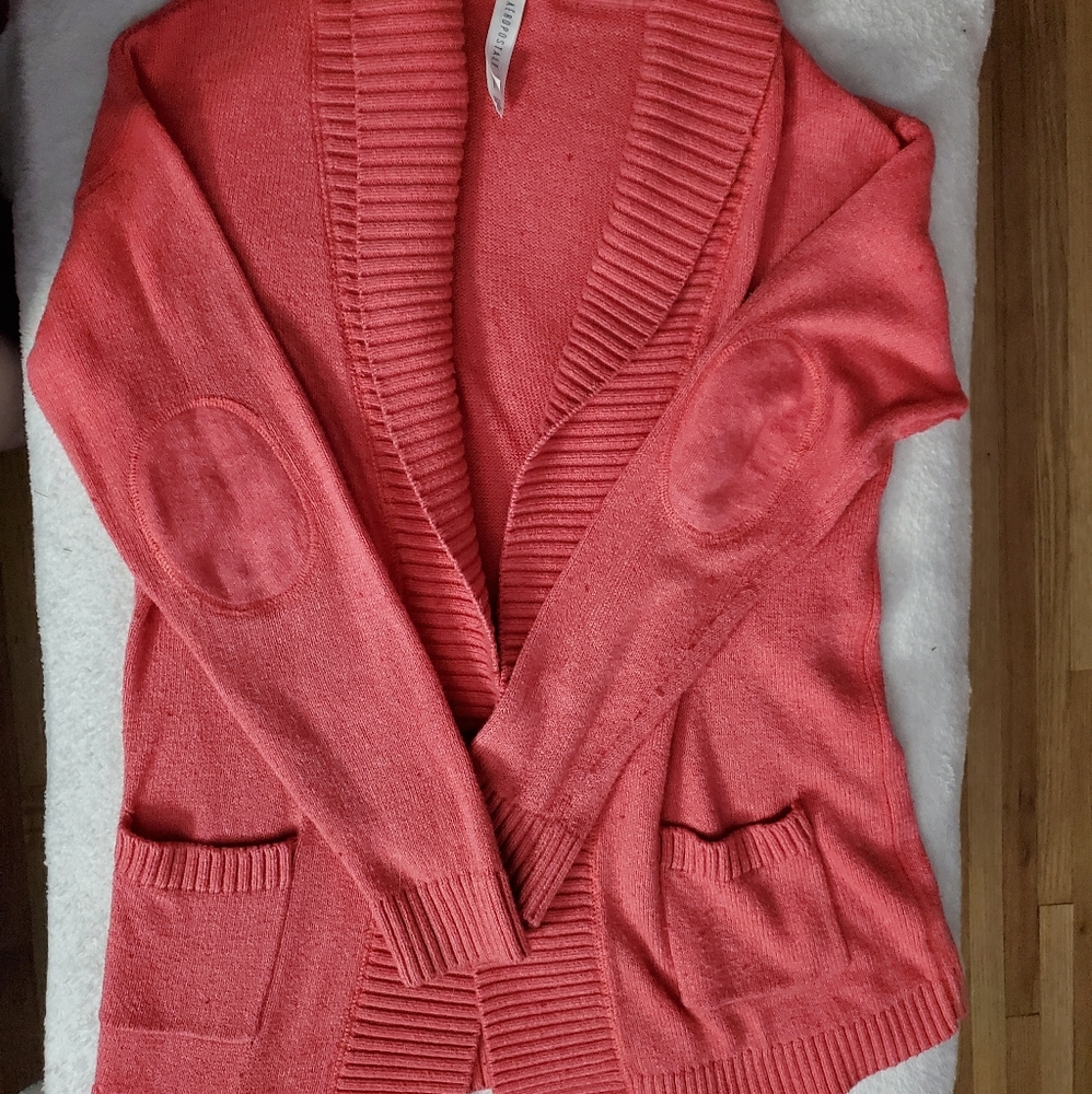 Coral cardigan